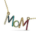 Collar con dije Mom