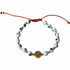 Pulsera ojito con medalla
