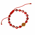 Pulsera ojito con medalla