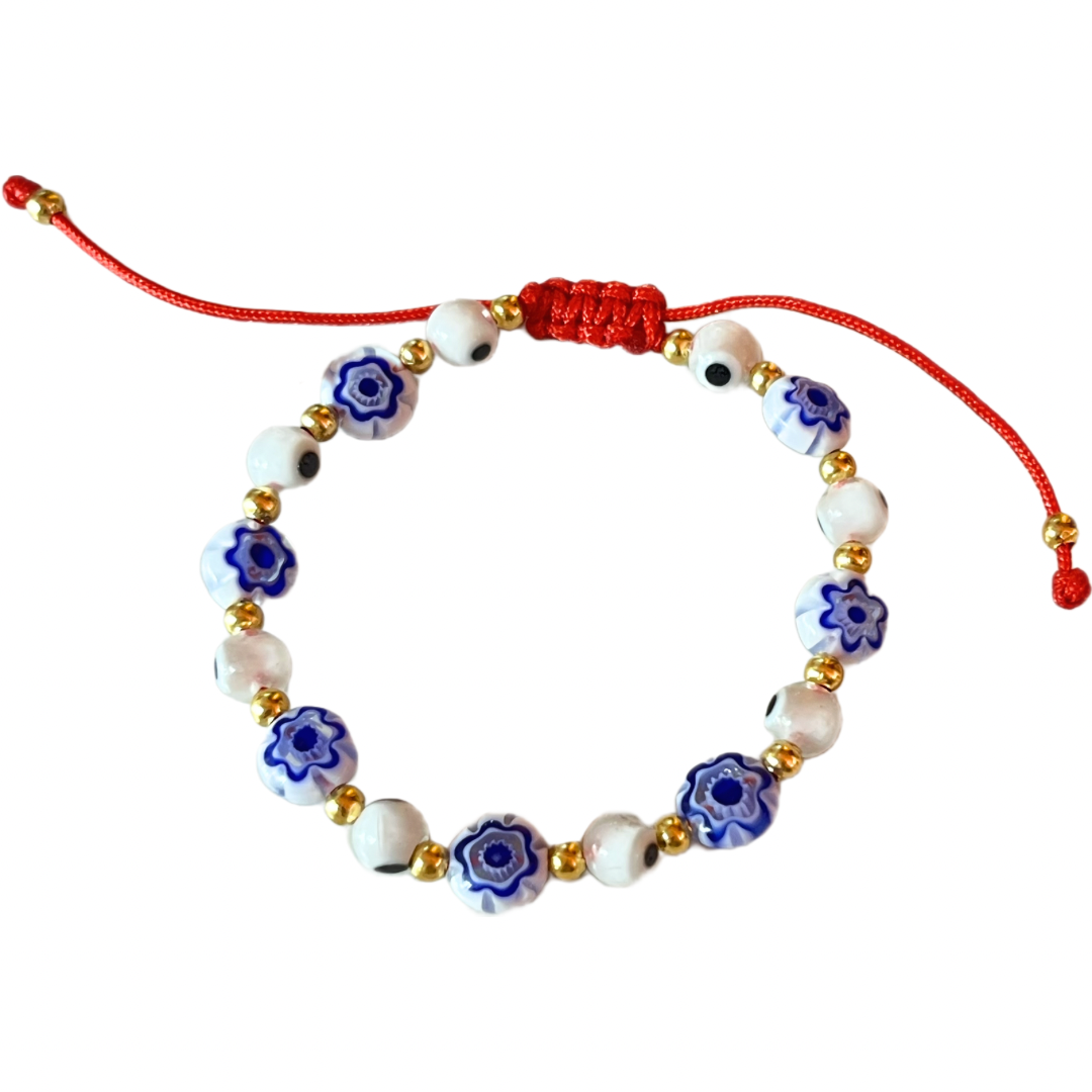 Pulsera de ojito con múranos