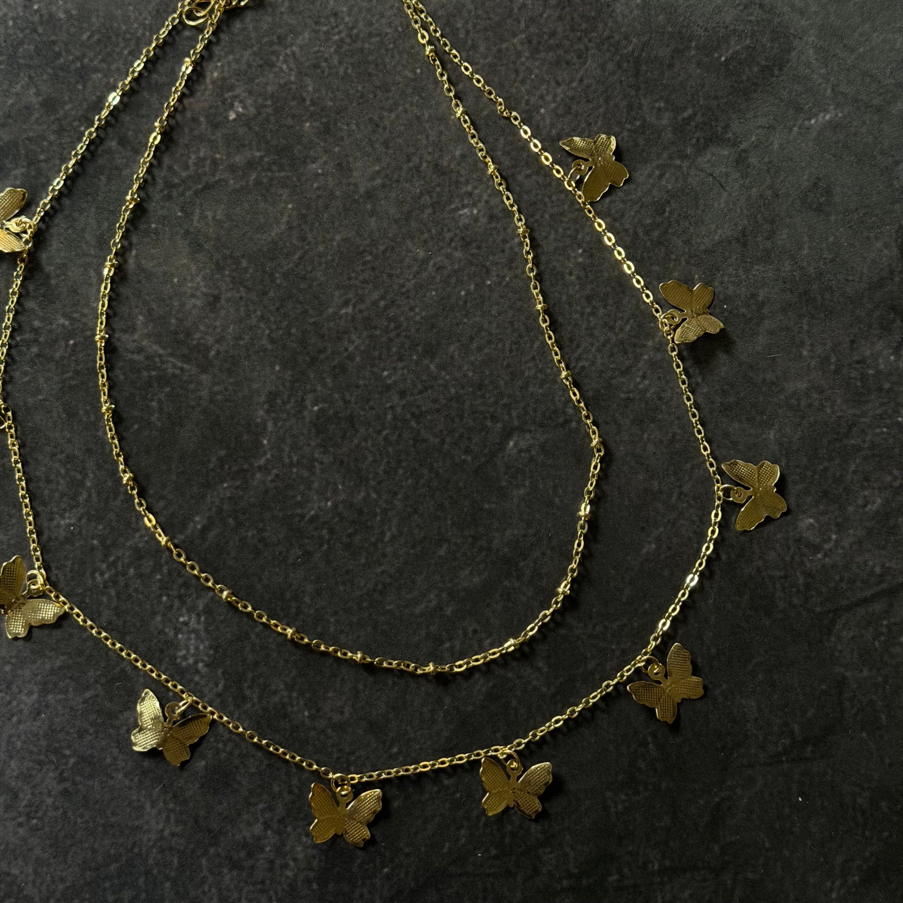 Choker de mariposas