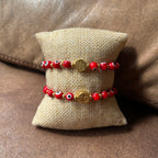 Pulsera ojito con medalla