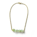 Choker con piedra de jade natural