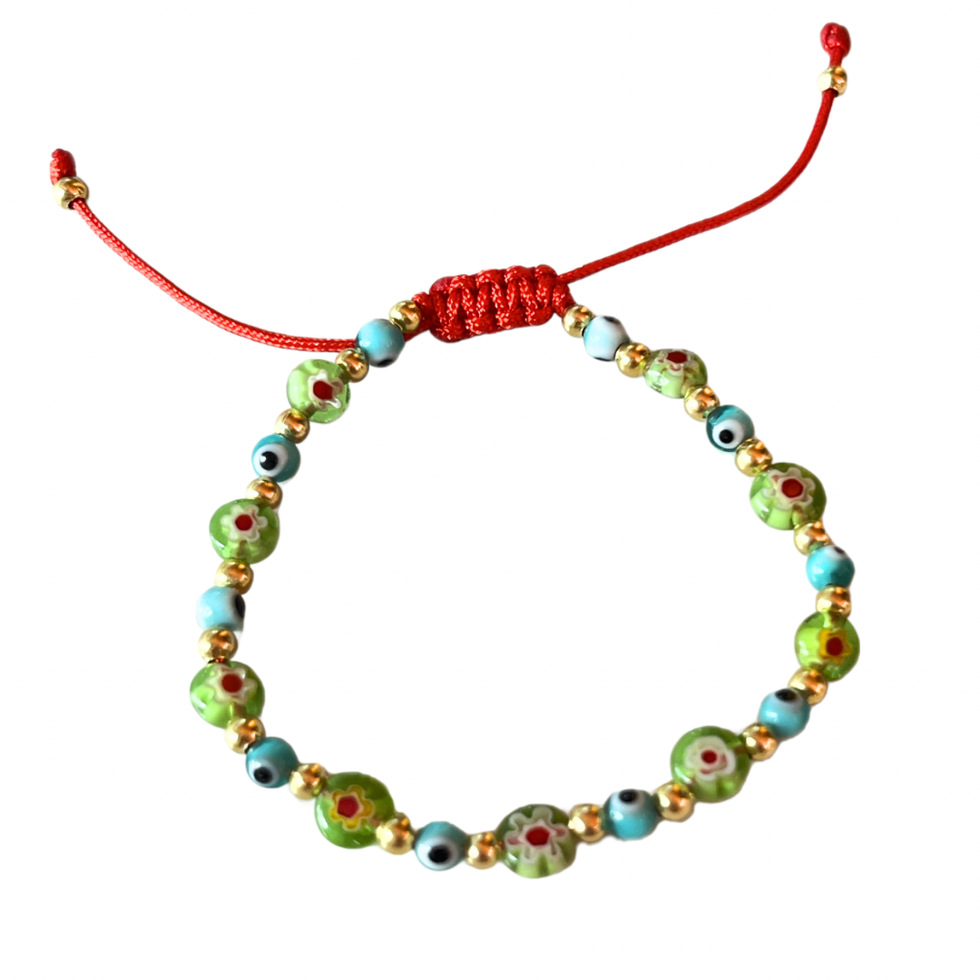 Pulsera de ojito con múranos