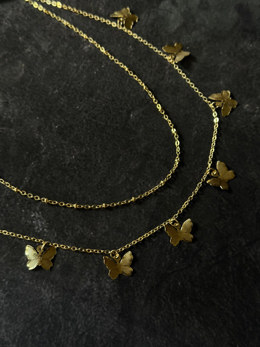Choker de mariposas